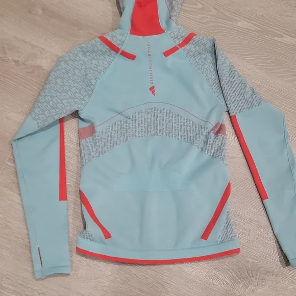 Adidas by Stella McCartney Aqua and Red Sweatshirt - Picture 11 of 12